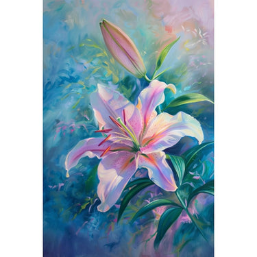 Lily Flower Canvas Art